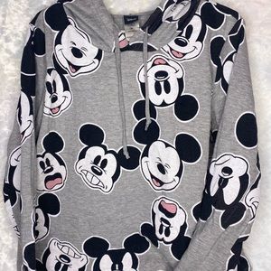 Gray Disney Mickey Mouse hoodie